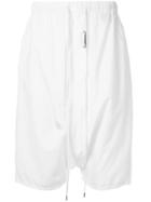 Army Of Me Dropped-crotch Shorts - White