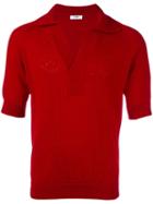 Cmmn Swdn - Remi Shortsleeved Jumper - Men - Merino - Xs, Red, Merino