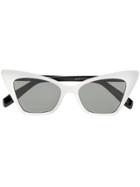 Saint Laurent Eyewear Cat-eye Sunglasses - White