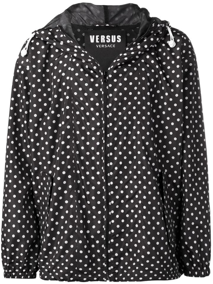 Versus Dotted Lightweight Jacket - Black