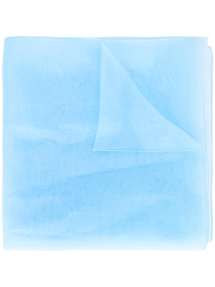 Ermanno Scervino - Lightweight Scarf - Women - Polyester - One Size, Blue, Polyester
