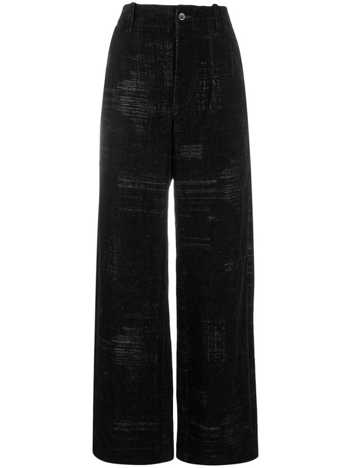 Uma Wang Wide Leg Trousers - Black