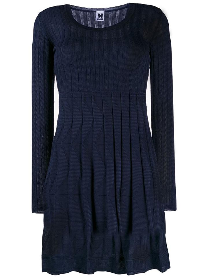 M Missoni U-neck Dress - Blue