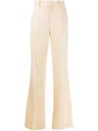 Gucci Flared Tailored Trousers - Neutrals