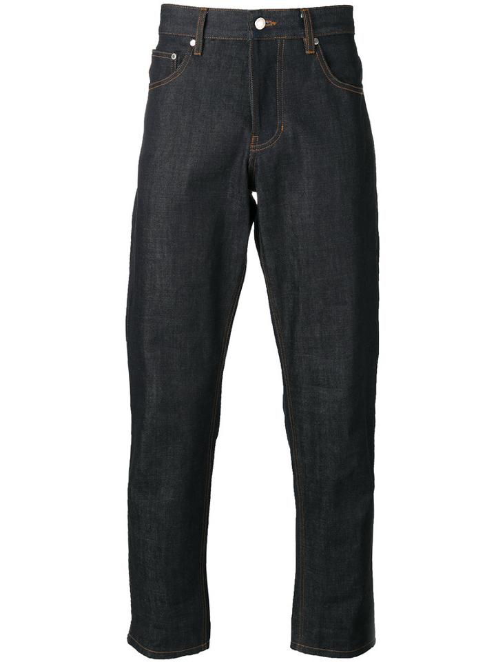 Ami Alexandre Mattiussi - Carrot Fit Jeans - Men - Cotton - 35, Blue, Cotton