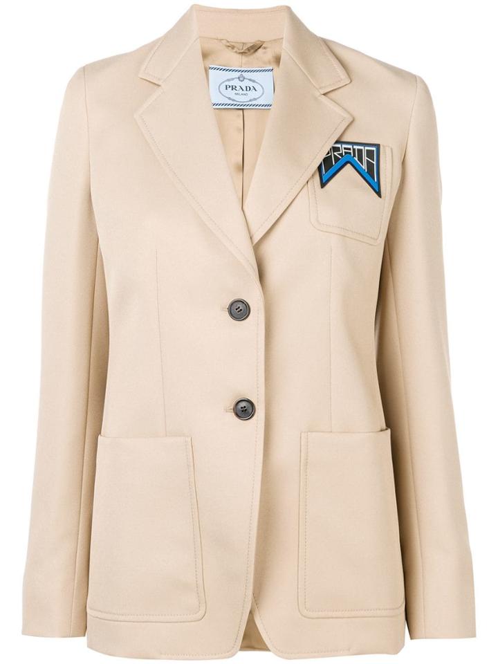 Prada Classic Blazer - Neutrals