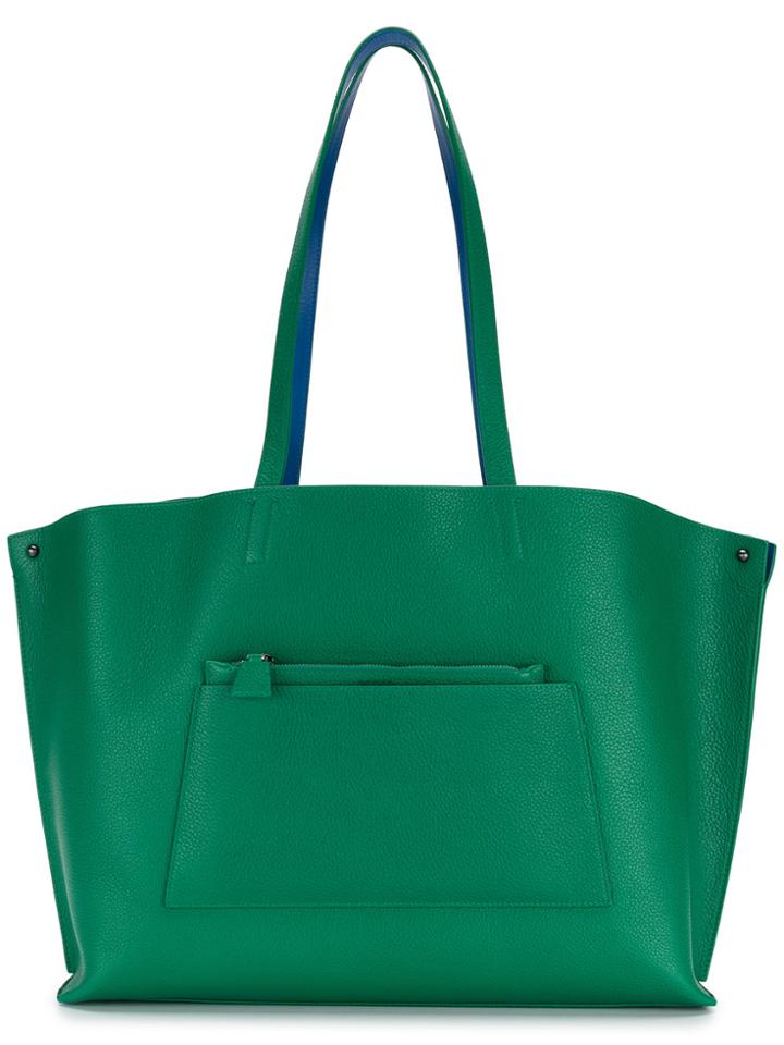 Akris Oversized Shopper - Green