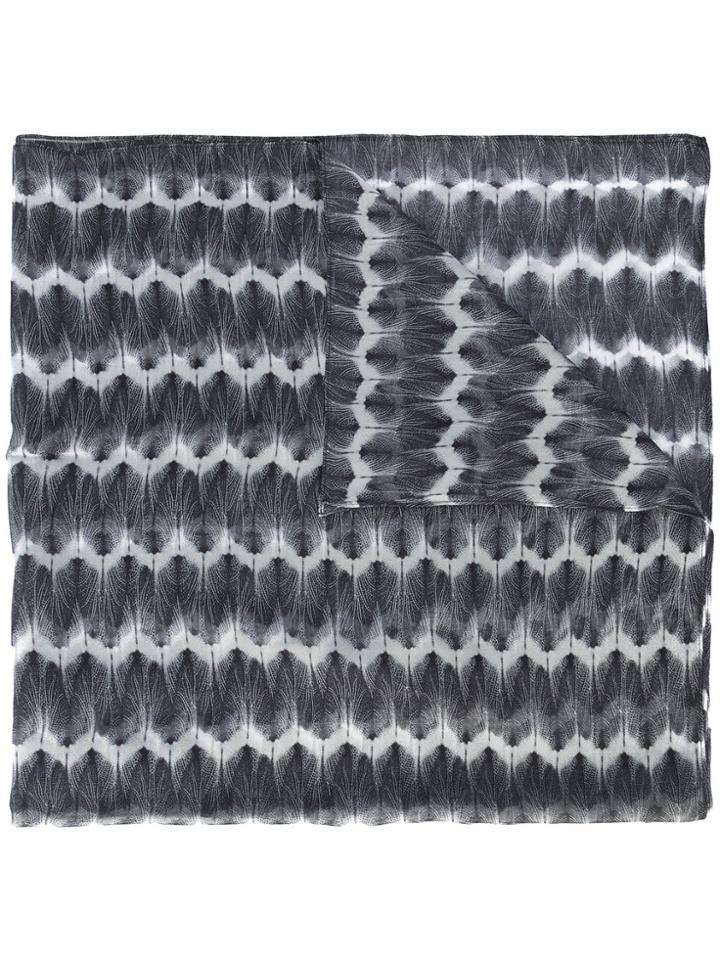 Thomas Wylde Axl Printed Scarf - Black