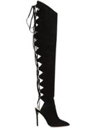 Alexandre Vauthier Lace Up Over-the-knee Boots - Black