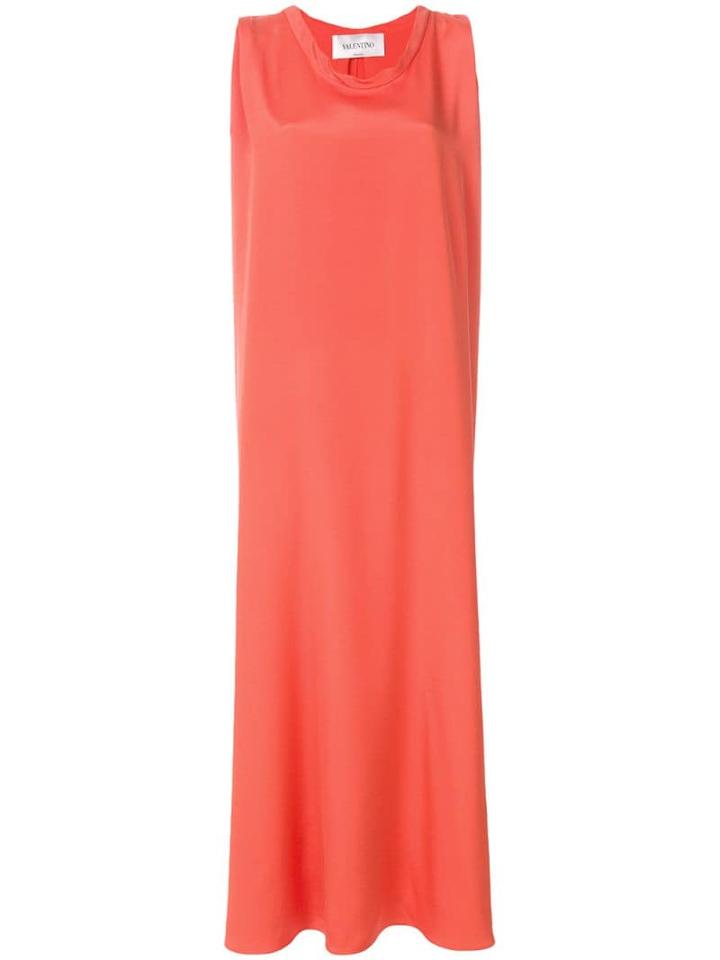 Valentino Boxy Fit Sleeveless Evening Dress - Yellow
