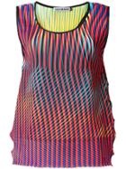 Issey Miyake 'prism' Tank Top - Red