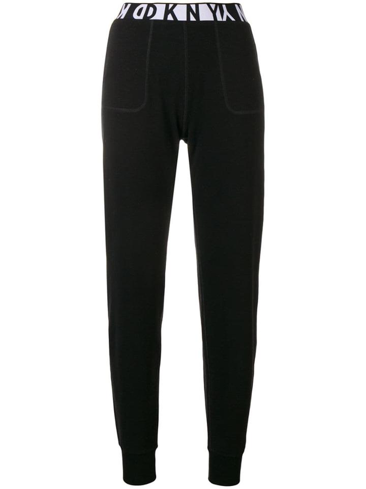 Dkny Logo Track Trousers - Black