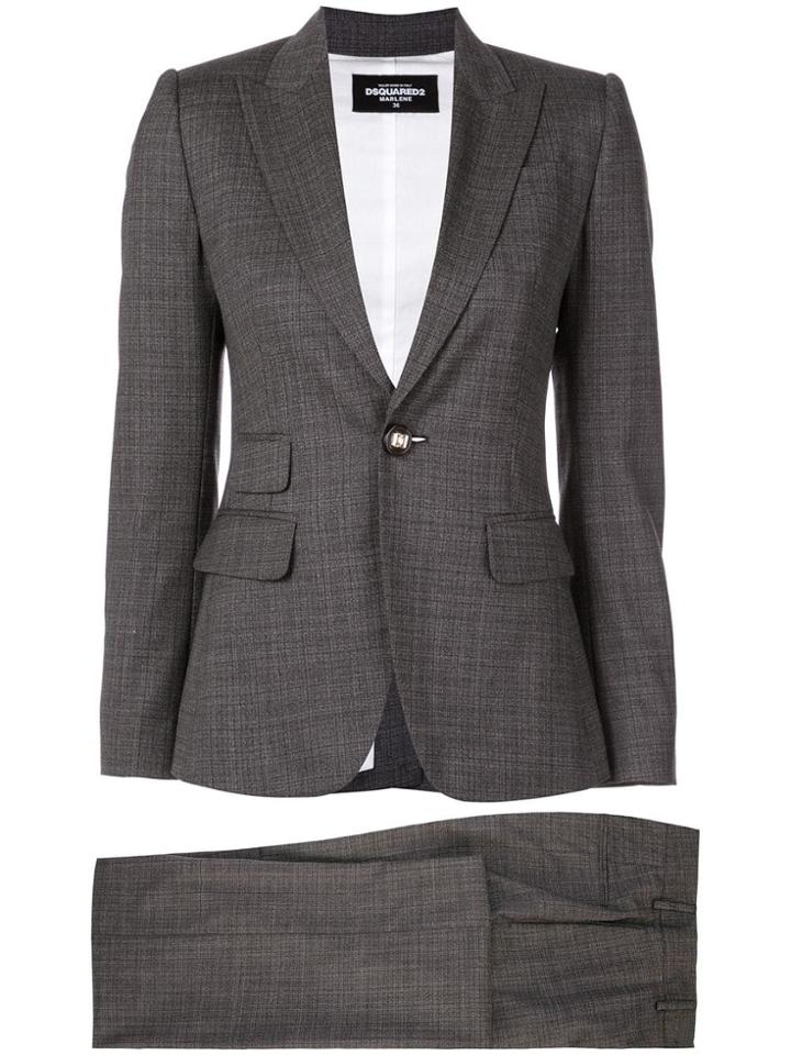 Dsquared2 Fitted Suit - Grey
