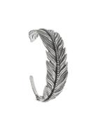 Nove25 Feather Cuff Bracelet - Silver