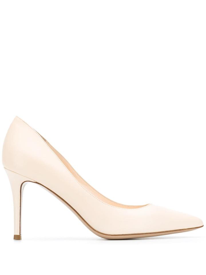 Fabio Rusconi Nataly Leather Pumps - Neutrals