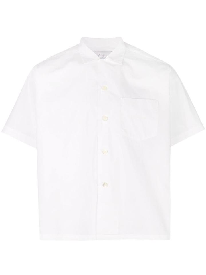 Second/layer Boxy Shirt - White