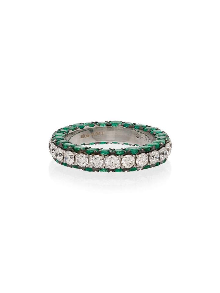 Shay 3 Sided Eternity Band - Metallic