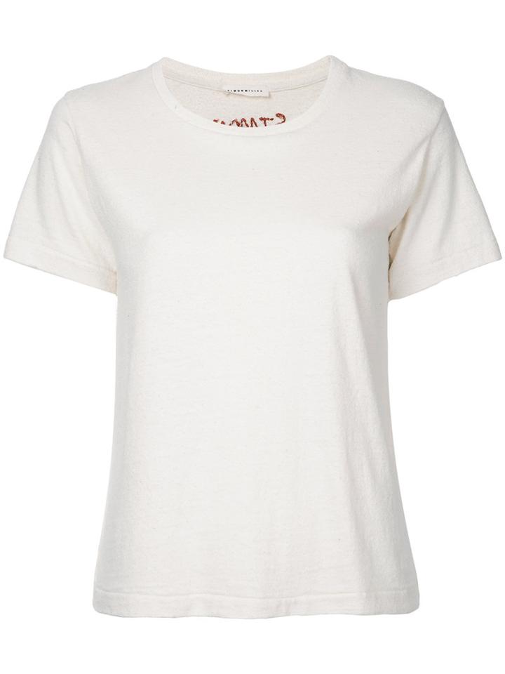 Simon Miller - Classic Fit T-shirt - Women - Cotton - One Size, Women's, Nude/neutrals, Cotton
