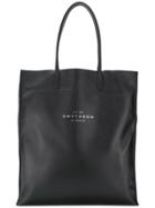 Smythson Logo Stamp Tote - Black