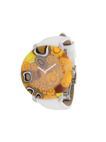 Yunik Small Round Yellow Stone 36mm - White