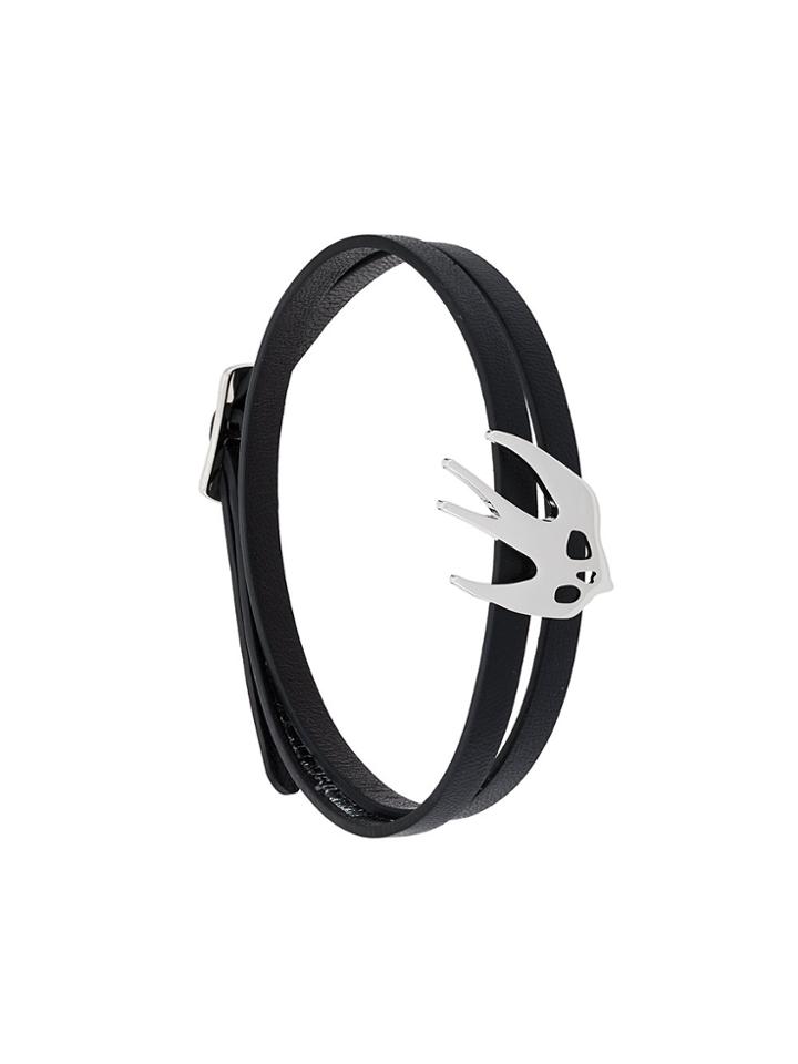 Mcq Alexander Mcqueen Swallow Bracelet - Black