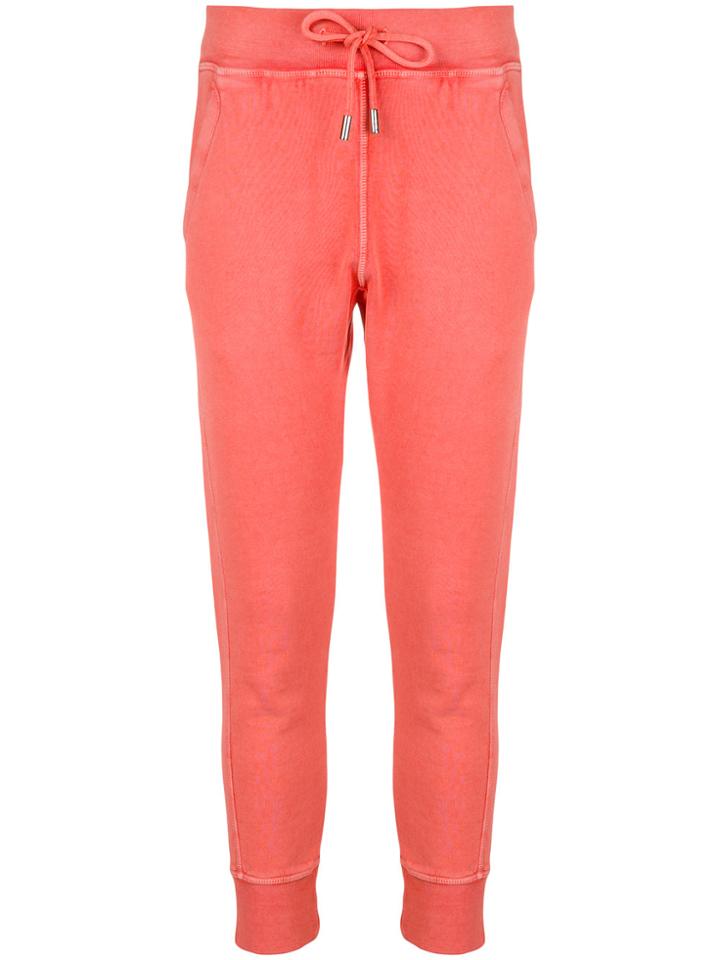 Dsquared2 Fitted Track Trousers - Yellow & Orange