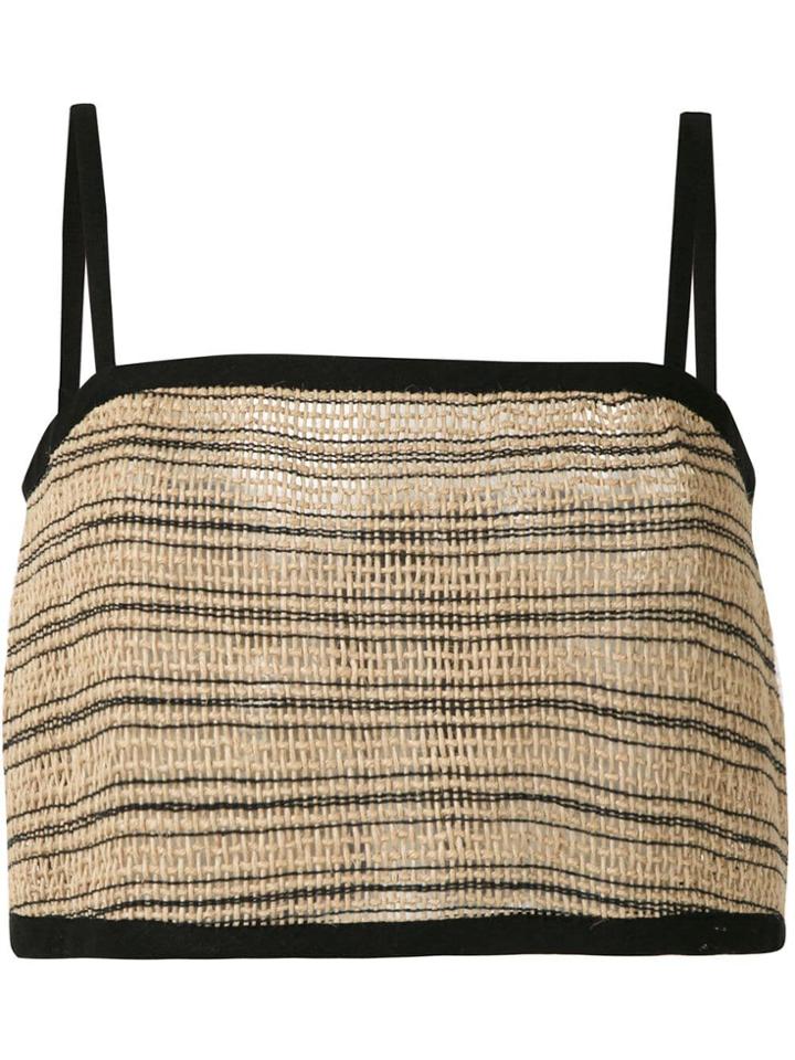 Osklen Cropped Top - Neutrals