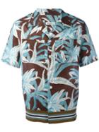 Valentino Tropical Print Shirt, Men's, Size: 39, Cotton/viscose/polyester