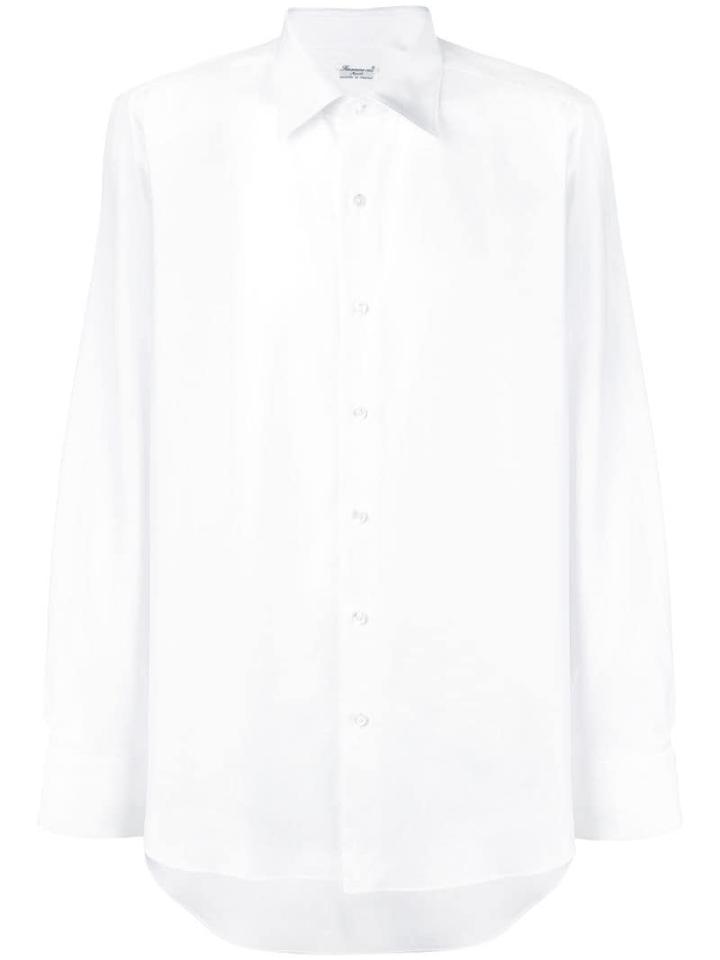 Finamore 1925 Napoli Classic Plain Shirt - White
