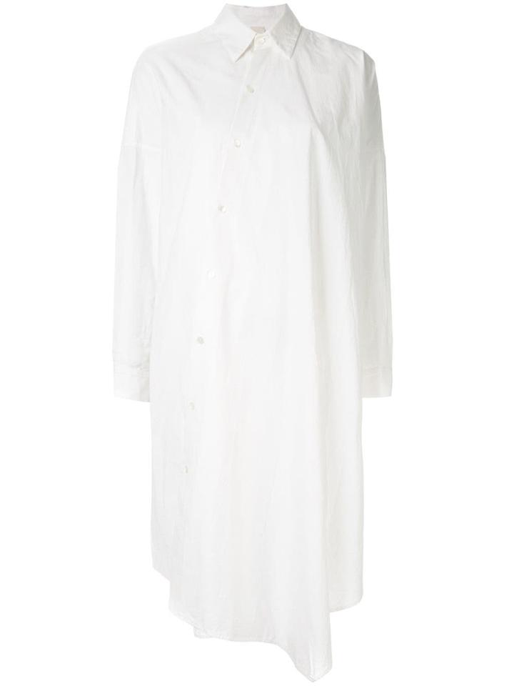 Forme D'expression Asymmetric Shirt Dress - White