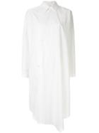 Forme D'expression Asymmetric Shirt Dress - White