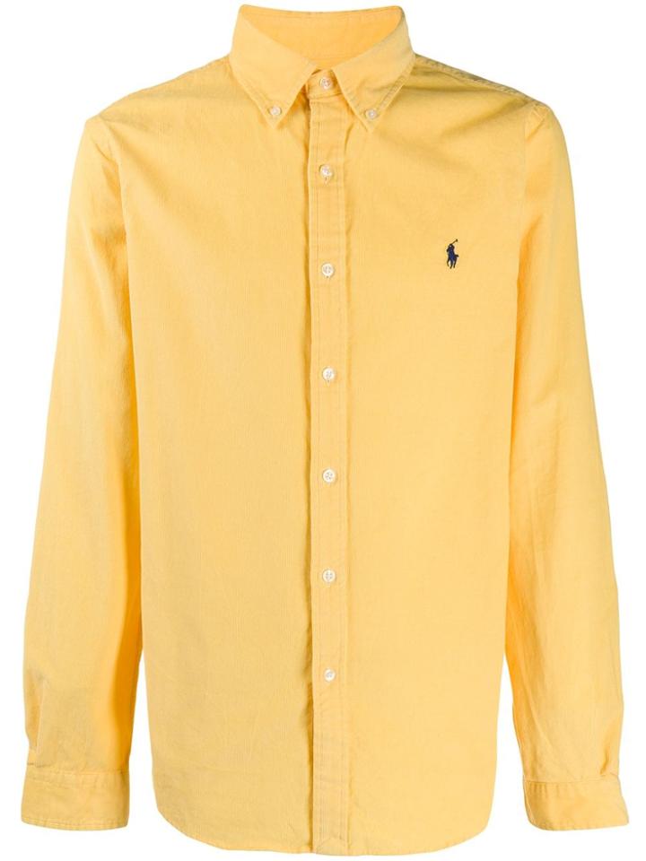 Ralph Lauren Long Sleeved Cotton Shirt - Yellow