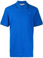 Mcq Alexander Mcqueen Logo Embroidered Polo Shirt - Blue