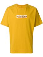 Stampd Logo Print T-shirt - Yellow & Orange