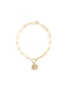 Foundrae 18kt Yellow Gold Diamond Star Charm Bracelet