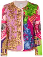 Versace Vintage Seashell Baroque Printed Jacket - Multicolour