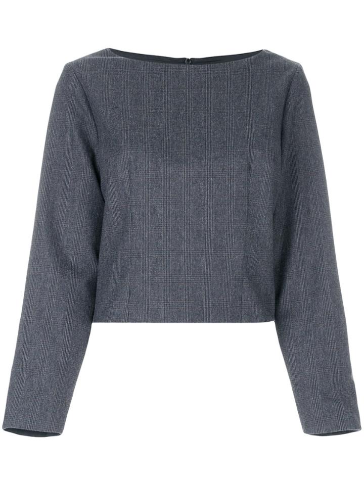Ter Et Bantine Slash Neck Blouse - Blue
