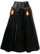 Chopova Lowena A-line Belted Skirt - Black