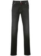 Kiton Slim-fit Jeans - Black
