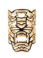 Kenzo Big 'tiger' Ring, Women's, Size: 54, Metallic