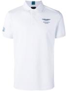 Hackett Chest Print Polo Shirt, Men's, Size: Xl, White, Cotton
