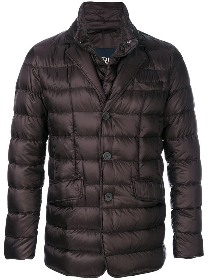 Herno Fitted Padded Jacket - Brown