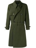 Ami Alexandre Mattiussi Oversized Trench Coat - Green