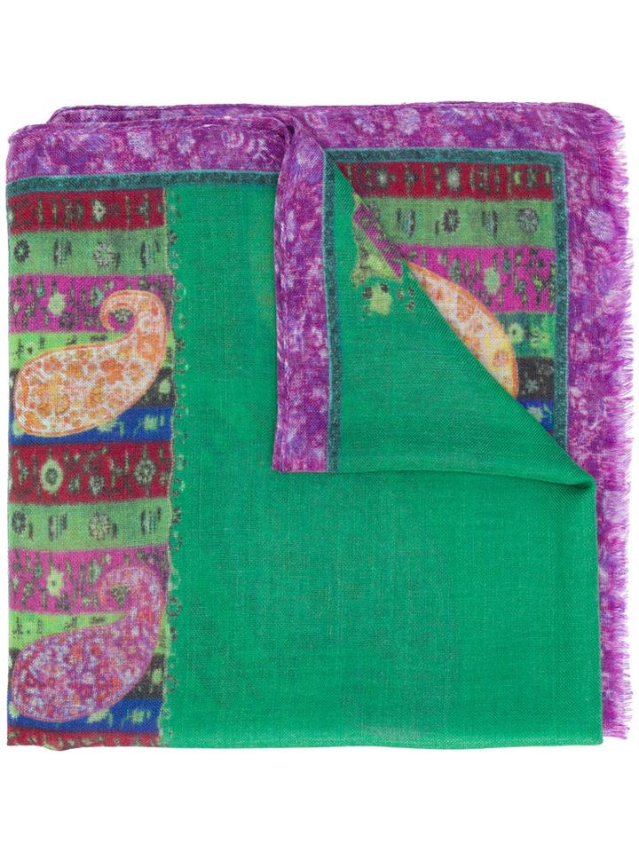 Etro - Paisley Print Scarf - Women - Cashmere - One Size, Cashmere