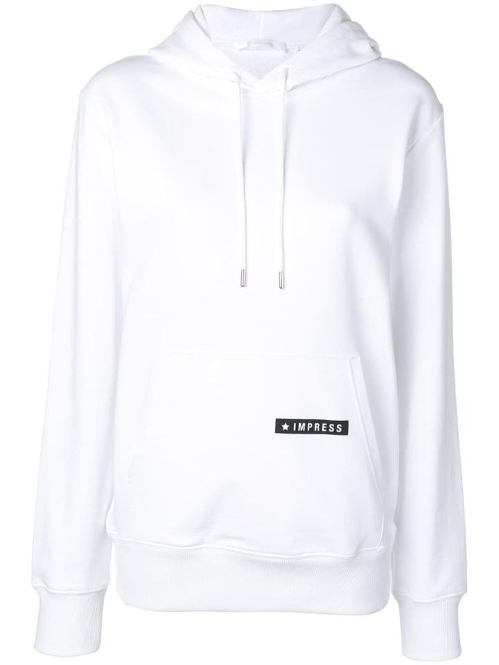 Helmut Lang Impress Hoodie - White