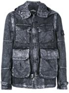 Stone Island Shadow Project - Pockets Denim Jacket - Men - Cotton/polyamide/polyester - M, Blue, Cotton/polyamide/polyester