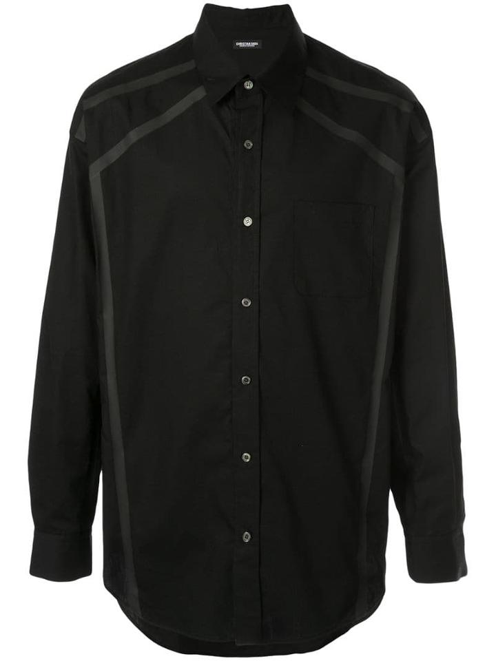 Christian Dada Taped Shirt - Black