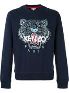 Kenzo - Tiger Sweatshirt - Men - Cotton/polyester/spandex/elastane - Xl, Blue, Cotton/polyester/spandex/elastane