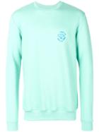 Howlin' - Keep On Smilin' Sweatshirt - Men - Cotton - S, Green, Cotton