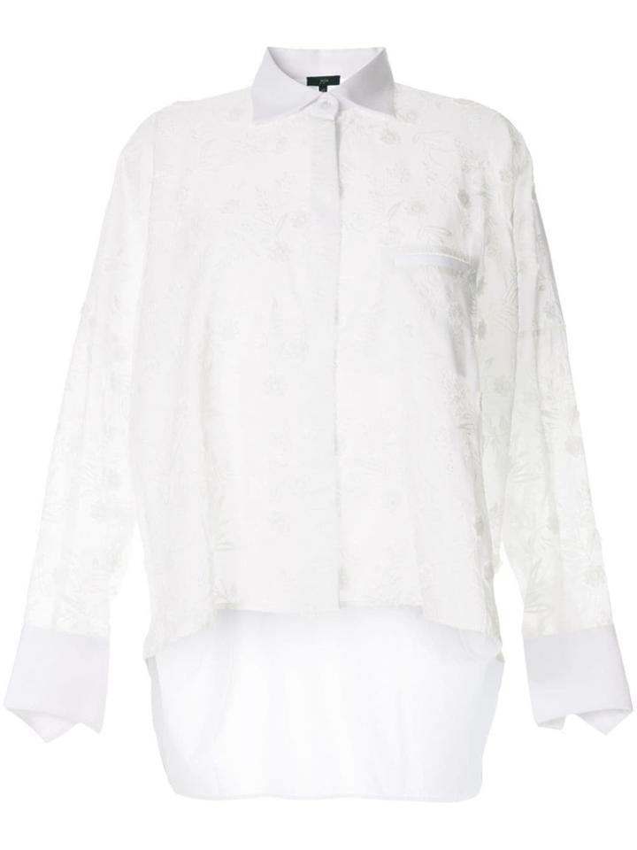 Jejia Embroidered Shirt - White